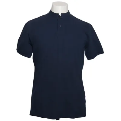 Poloshirt (Blauw) van Finshley & Harding Katoen, Elastaan