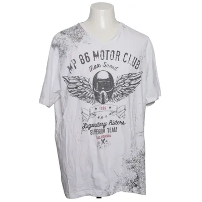T-shirt (Hvid, Sort) fra Men + Bomuld