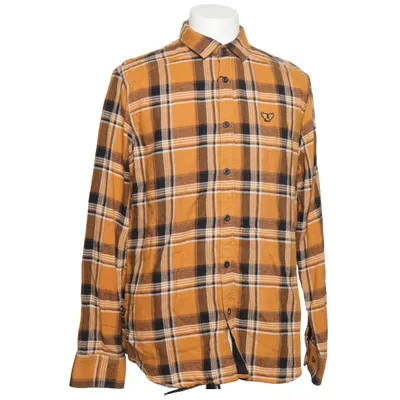 Flannel skjorte (Brun, Sort, Hvid) fra PME Legend Bomuld