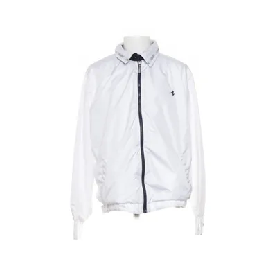 Träningsjacka (Vit, Svart) från Ferrari Bomull, Elastan, Polyester