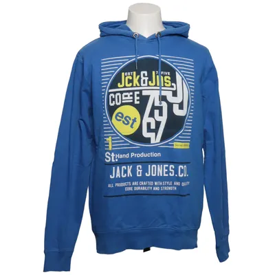 Hoodie (Blue) from Jack & Jones Jeans Intelligence Cotton