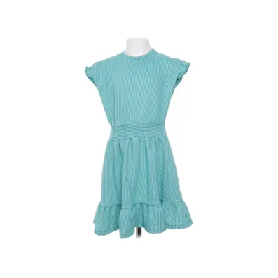 Jurk (Blauw, Wit) van WE Katoen, Elastaan, Polyester