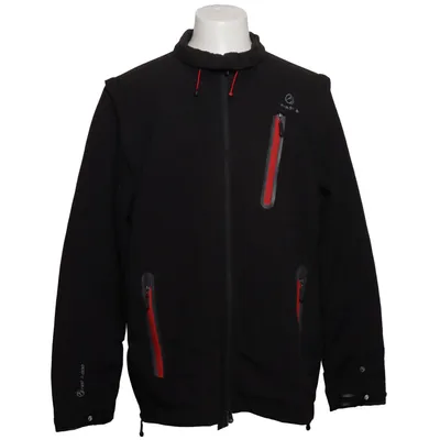 Softshell jacket (Zwart) van First B Elastaan, Polyester