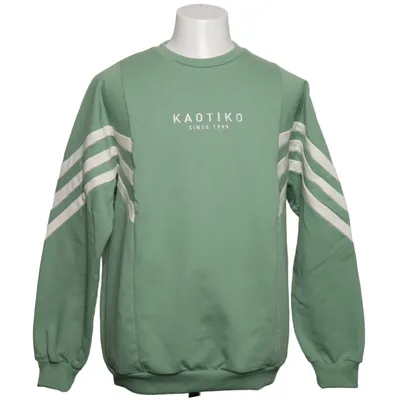 Sweatshirt (Green, White) from Kaotiko Cotton, Polyester