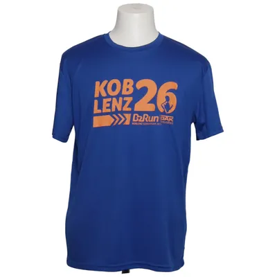 T-shirt (Blauw, Oranje) van Pole Position Polyester