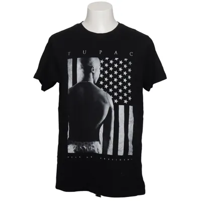 T-shirt (Noir, Blanc) de 2Pac Coton