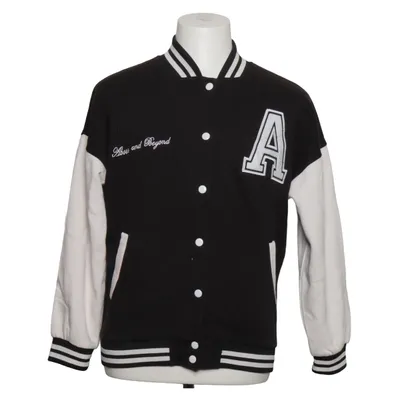 Veste universitaire (Noir, Blanc) de Rising Coton, Polyester