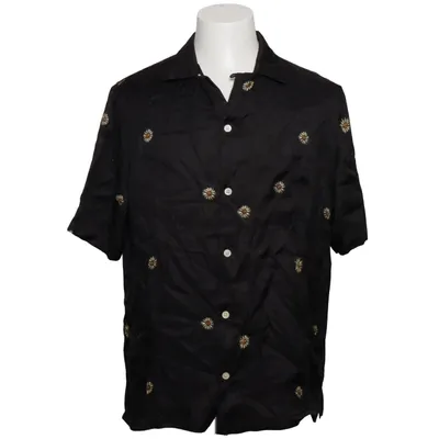 Kortärmad skjorta (Svart, Flerfärgad) från Allsaints Viskos