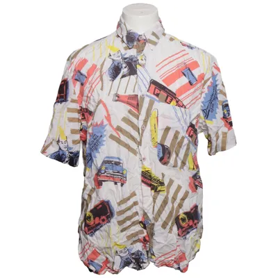 Chemise à manches courtes (Blanc, Multicolore) de Mexx Men Viscose