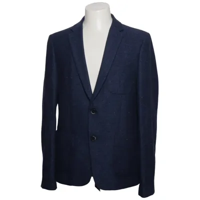 Blazer (Blue) from Dstrezzed Polyester, Viscose, Wool