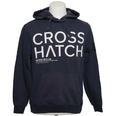 Sweat à capuche (Bleu) de Crosshatch Coton, Élasthane, Polyester
