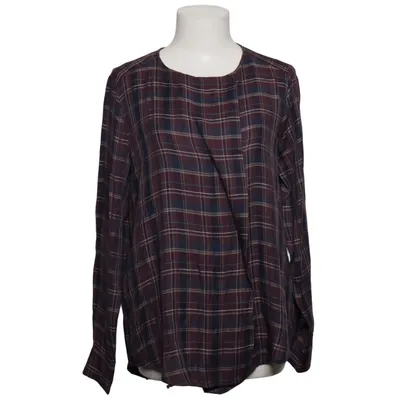 Bluse (Blå, Rød, Hvid) fra Mango Collection Polyester, Viscose