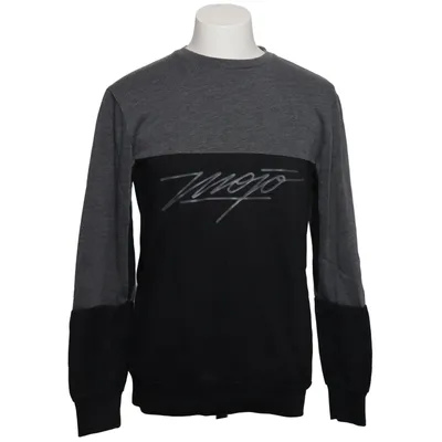 Sweatshirt (Gris, Noir) de Mojo Coton, Polyester
