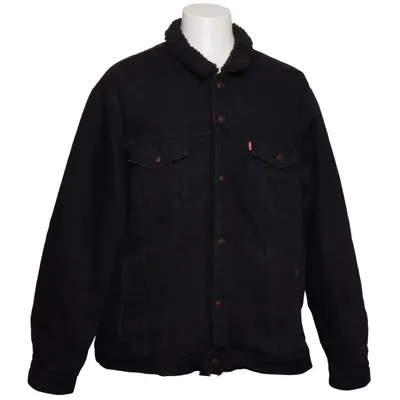 Fodrad jeansjacka (Svart) från Levi's Premium Polyester