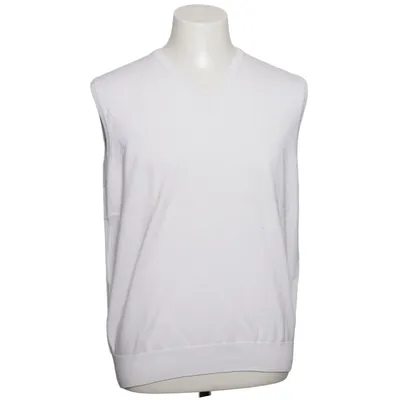 Pull sans manches (Blanc) de Abrams Coton