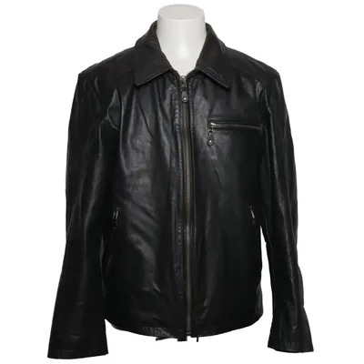 Læderjakke (Sort) fra Pepe Jeans Læder, Polyester