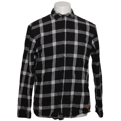 Flannel shirt (Black, White) from Hering Cotton