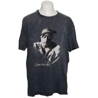 T-shirt (Grå) från 2Pac Bomull, Elastan