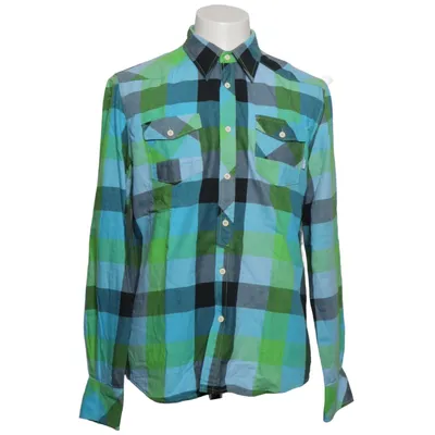 Flannel skjorte (Blå, Grøn, Sort) fra Mills Brothers Bomuld