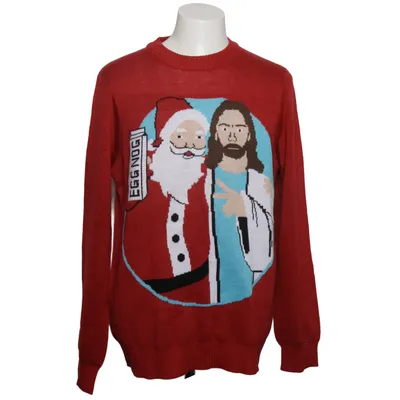 Pull de Noël (Rouge, Multicolore) de Tipsyelves Acrylique