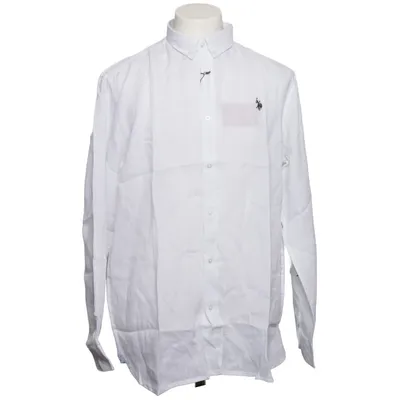 Buttondown-skjorta (Vit) från U.S. Polo Assn. Linne