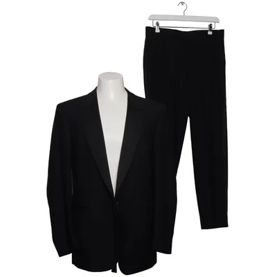 Suit (Black) from Wilvorst Viscose, Wool