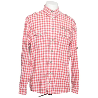 Flannel shirt (Red, White) from Os Trachten