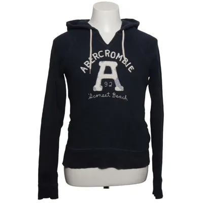 Hættetrøje (Blå) fra Abercrombie & Fitch Bomuld, Polyester