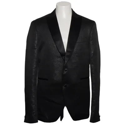 Smokingkavaj (Grå) från Finshley & Harding Bomull, Metallfiber, Polyester, Viskos