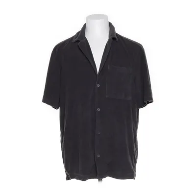 Kortærmet skjorte (Grå) fra H&M Man Bomuld, Polyester