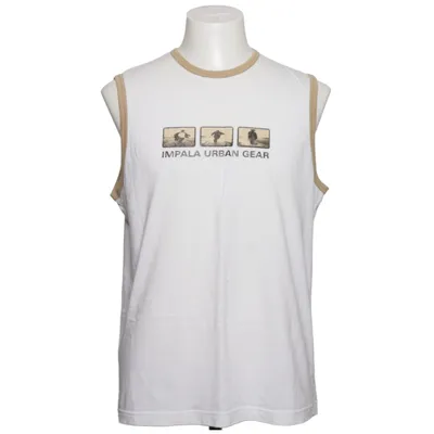Tanktop  (Hvid, Beige) fra Eagle Bomuld