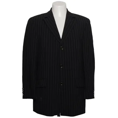 Blazer (Zwart) van Masterhand Acetaat, Elastaan, Viscose, Wol