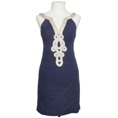 Klänning (Blå, Guldfärgad) från Lilly Pulitzer Bomull