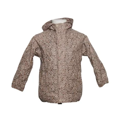 Rain jacket (Beige, Multicolored) from Topolino Cotton, Polyurethane, Recycled polyester