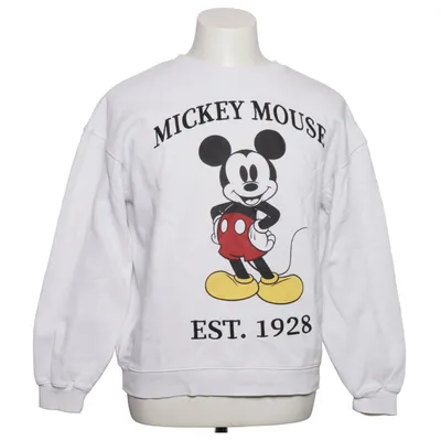 Sweatshirt (White, Multicolored) from H&M Cotton, Polyester
