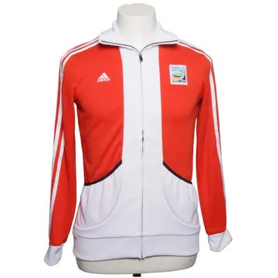 Træningsjakke (Rød, Hvid) fra Adidas Polyester