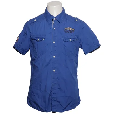Short sleeve shirt (Blue, White, Multicolored) from Tomahawk Cotton, Elastane