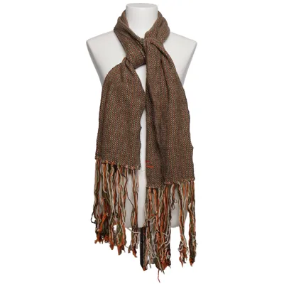 Scarf (Brown, Multicolored) from Thomas Burberry Wool