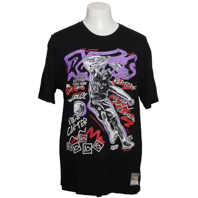 T-shirt (Vince Carter Raptors) van Hardwood Classics x Mitchell & Ness Katoen