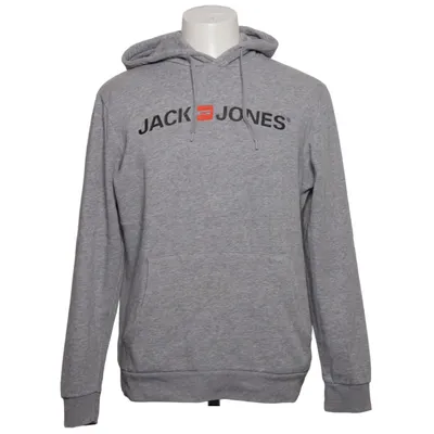 Huvtröja (Grå) från Jack & Jones Bomull, Polyester, Viskos