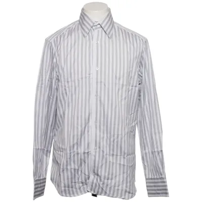 Chemise (Gris, Blanc) de Cavallaro Napoli Coton