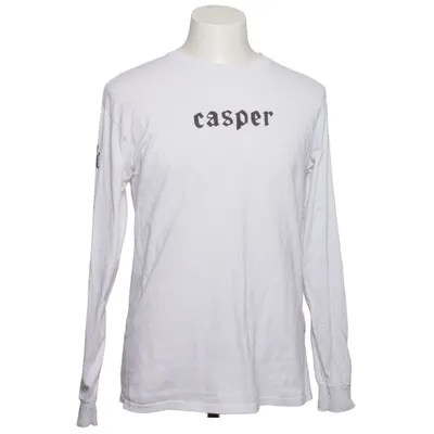 Långärmad t-shirt (Vit) från Gildan Bomull