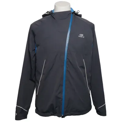 Rain jacket (Gray, Blue) from Kalenji Polyester