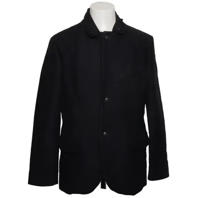 Blazer (Zwart) van Hannes Roether Katoen, Leer, Polyester