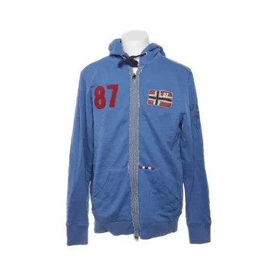 Huvtröja (Blå, Röd, Gul) från Napapijri Bomull, Viskos