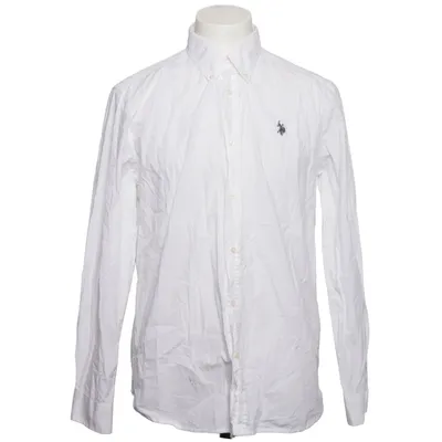 Buttondownskjorte (Hvid) fra U.S. Polo Assn. Bomuld