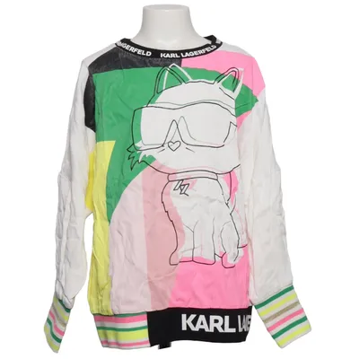 Collegetröja (Flerfärgad) från Karl Lagerfeld Kids Elastan, Metallfiber, Polyamid, Polyester, Viskos