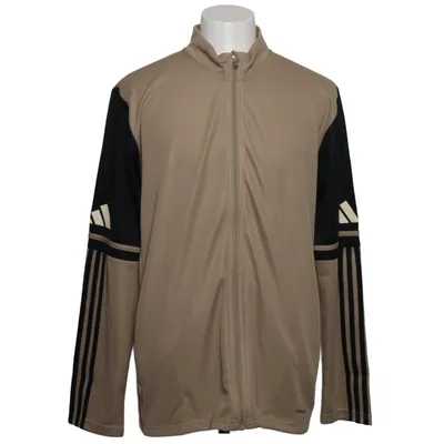 Trainingsjacke (Beige, Schwarz) von Adidas Polyester