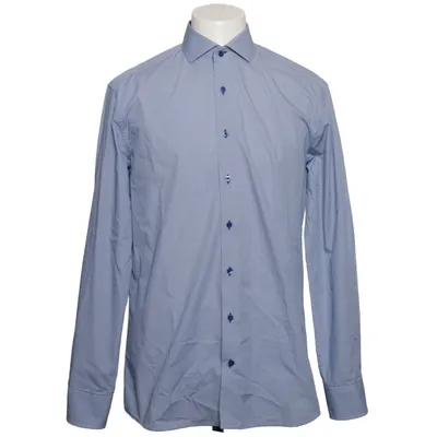 Shirt (Blauw, Wit) van Eterna Katoen