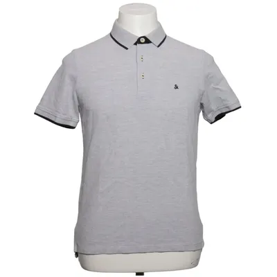 Polo shirt (Gray) from Jack & Jones Cotton, Viscose